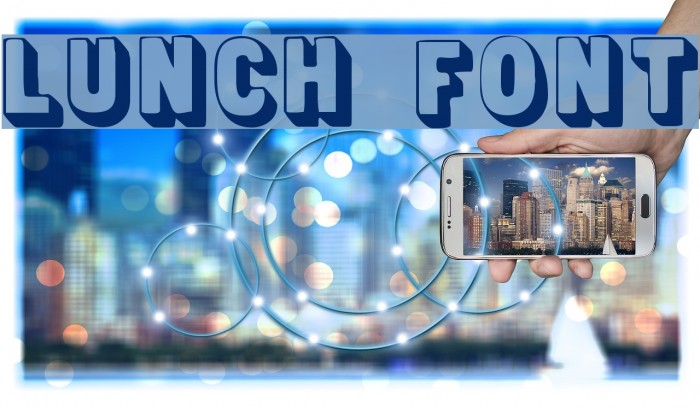 Lunch フォント examples