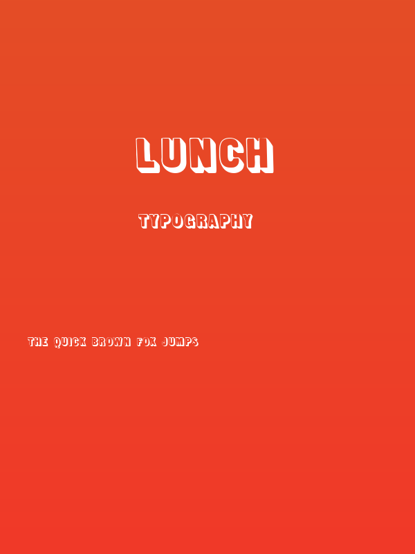 Lunch Poster