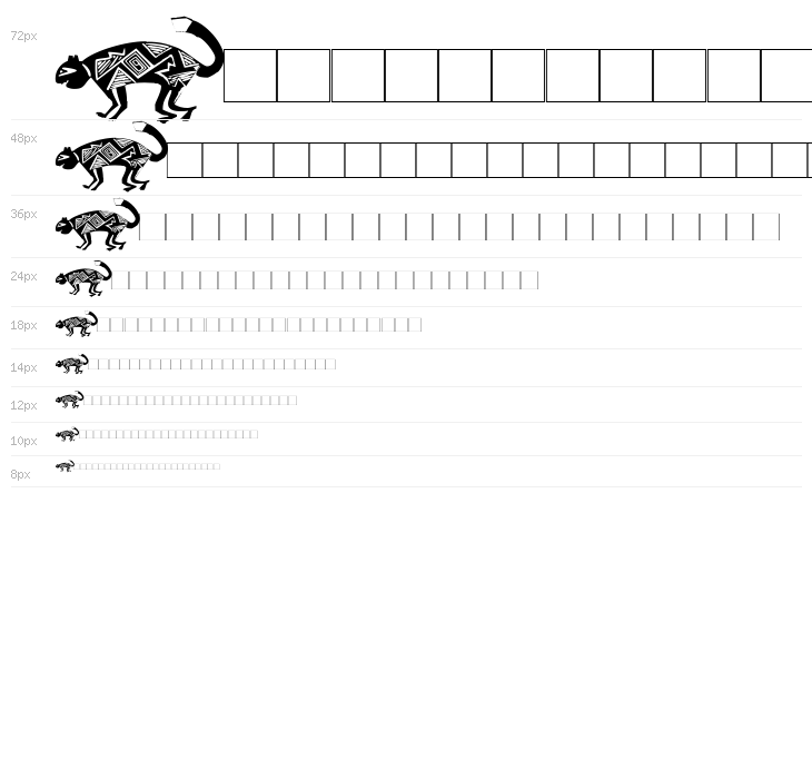 Lunchboxdingbats-regular Waterfall