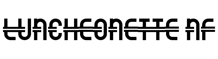 Luncheonette NF Font