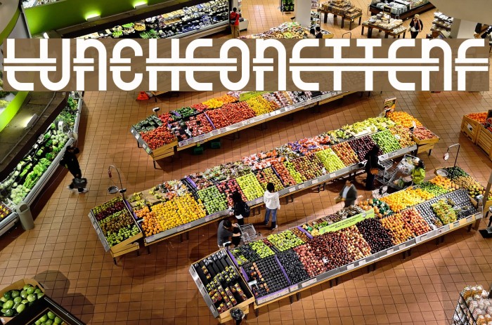 LuncheonetteNF Font examples