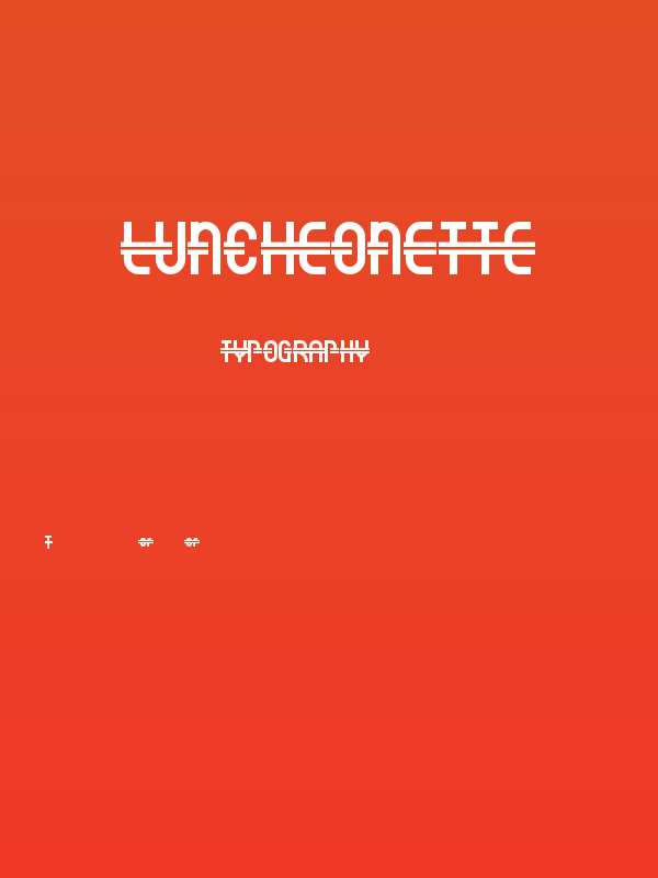Luncheonette Poster