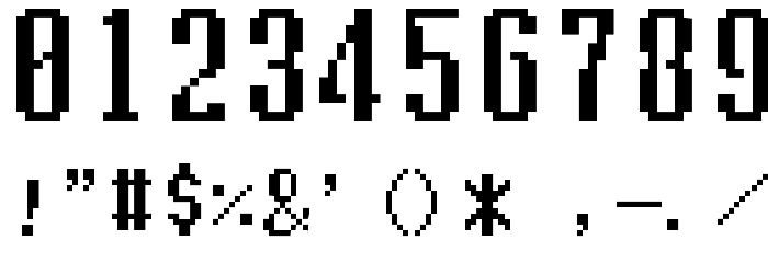 Lunchtime Doubly So Regular Font OTHER CHARS
