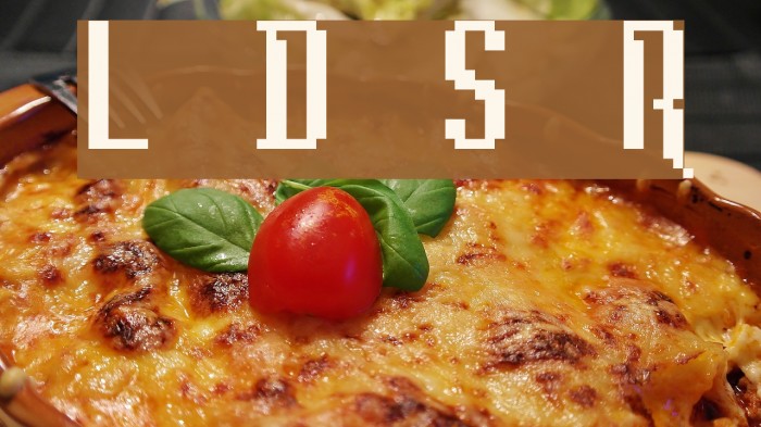 Lunchtime Doubly So Regular Font examples