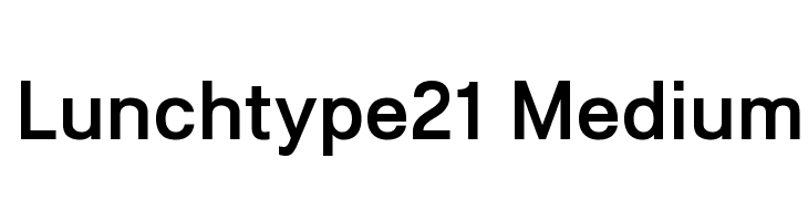 Lunchtype21 Medium Polices