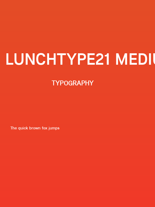 Lunchtype21 Medium Poster