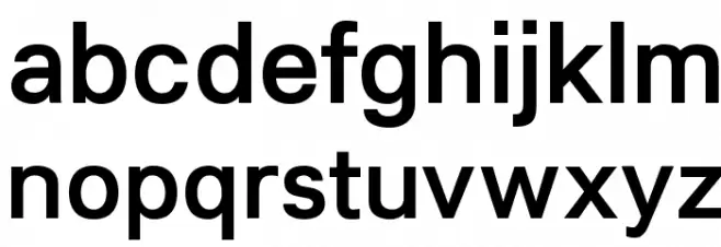Lunchtype21 Medium 字体 小写