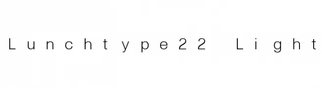 Lunchtype22 Light  تنزيل الخطوط
