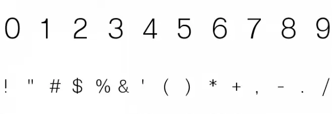 Lunchtype22 Light Font OTHER CHARS