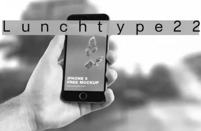 Lunchtype22 Font examples