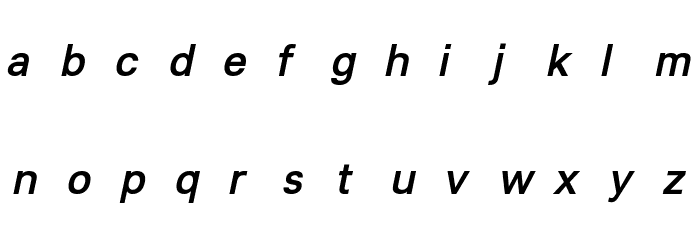 Lunchtype23 Medium Italic Font LOWERCASE