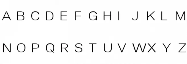 Lunchtype24 Expanded Light خط أحرف كبيرة