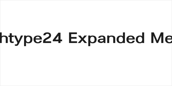 Lunchtype24 Expanded Medium Logo
