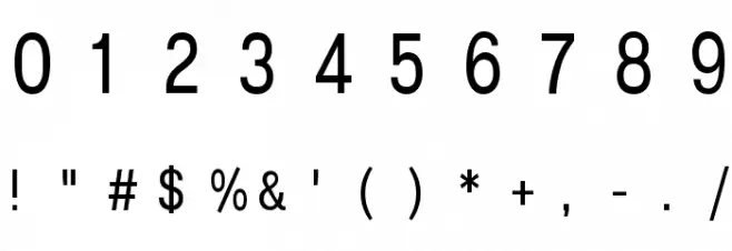 Lunchtype25 Condensed Regular Schriftart Anderer Schreiben