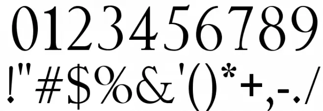 Lund Font OTHER CHARS