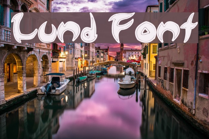 Lund Font examples