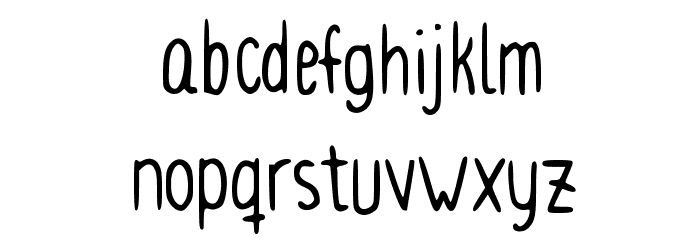 Lunes Font LOWERCASE