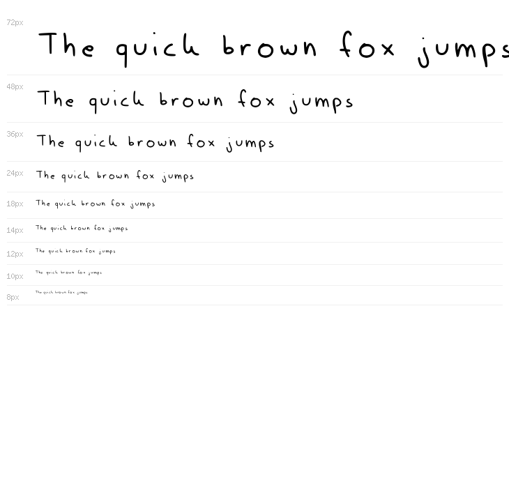 Luney Handwriting Regular Waterfall