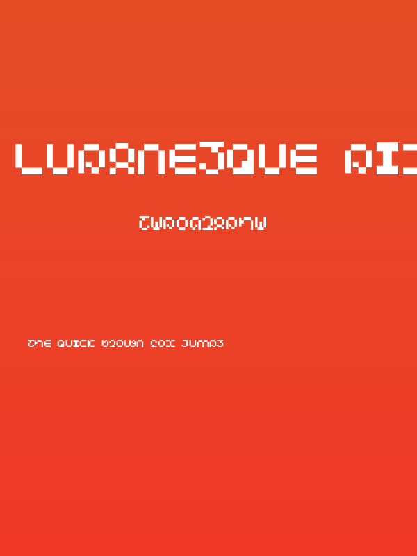 Lupanesque Pixel 2018 Poster