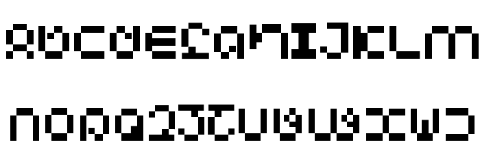 Lupanesque Pixel 2018 Font LOWERCASE