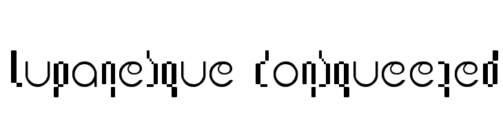 Lupanesque consqueezed  Frei Schriftart Herunterladen