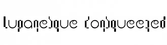 Lupanesque consqueezed  Frei Schriftart Herunterladen