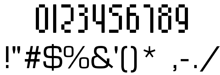 Lupanesque consqueezed Font OTHER CHARS