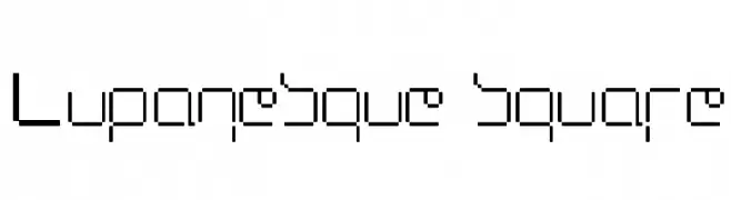 Lupanesque square  Fuentes Gratis Descargar