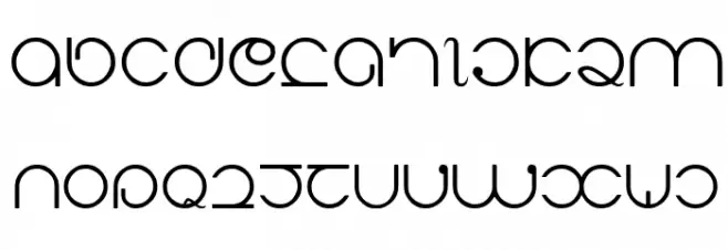 Lupanesque خط أحرف كبيرة