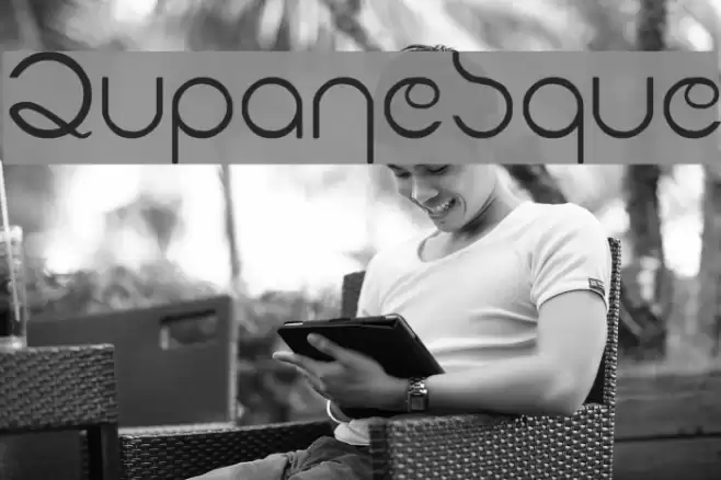 Lupanesque Font examples