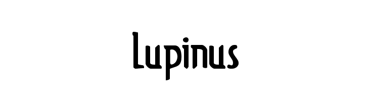 Lupinus  baixar fontes gratis