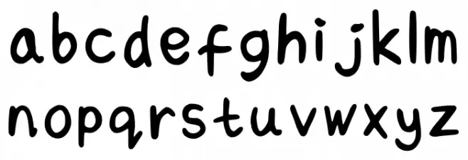 Luppy_font Regular Fuentes MINÚSCULAS