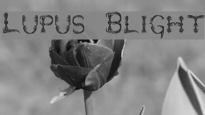 Lupus Blight Fonte examples