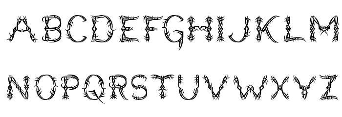 Lupus Blight Fonte MINÚSCULAS
