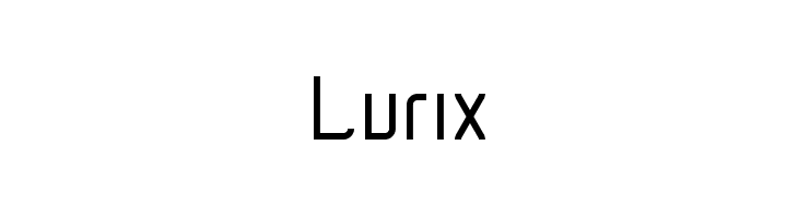 Lurix  नि: शुल्क फ़ॉन्ट्स डाउनलोड