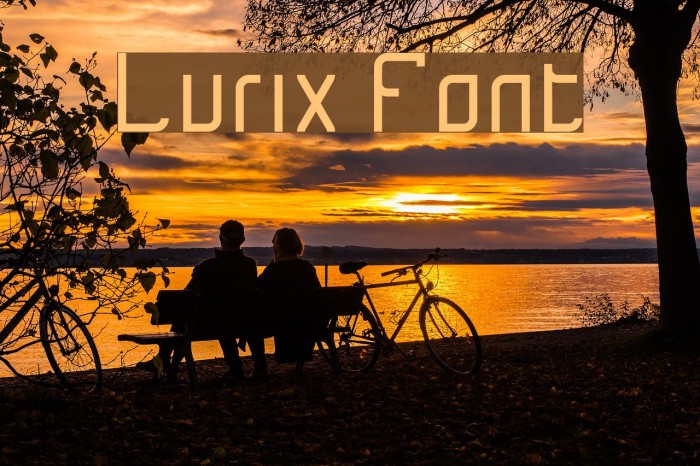Lurix Font examples