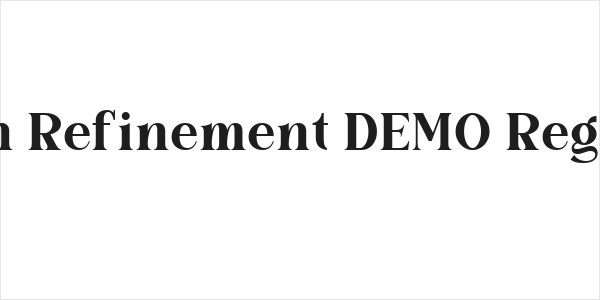 Lush Refinement DEMO Regular Logo