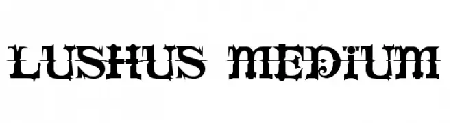 LushUs Medium  Free Fonts Download