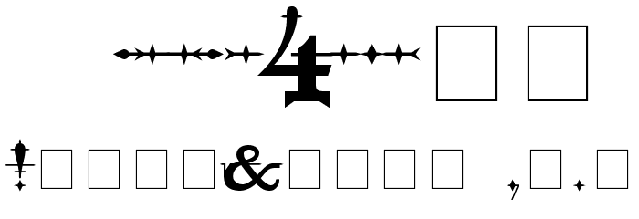 LushUs Medium Font OTHER CHARS