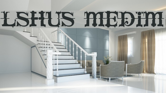 LushUs Medium Font examples