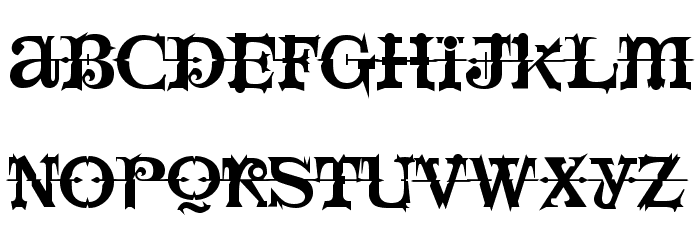 LushUs Medium Font LOWERCASE