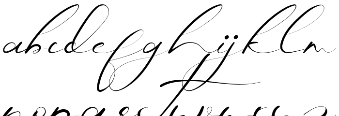 Lushyana Demo Font LOWERCASE