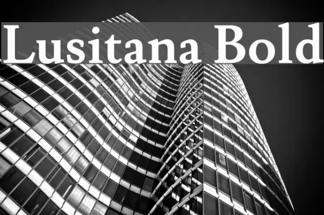 Lusitana Bold Font examples