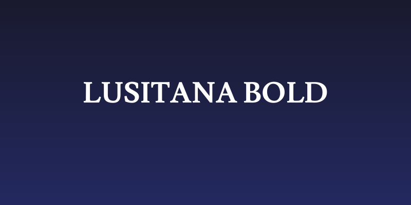 Lusitana Bold Social Header