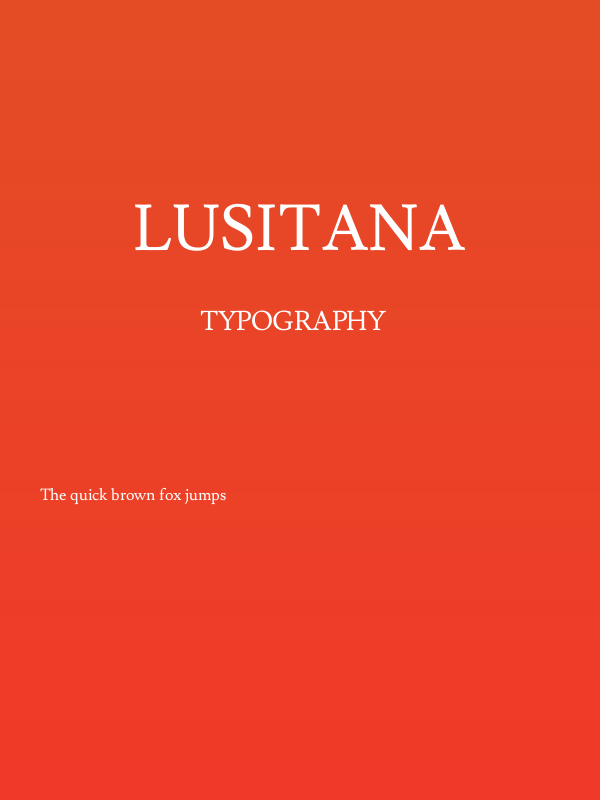 Lusitana Poster