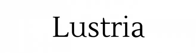 Lustria  Free Fonts Download
