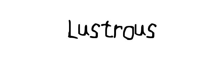 Lustrous  नि: शुल्क फ़ॉन्ट्स डाउनलोड