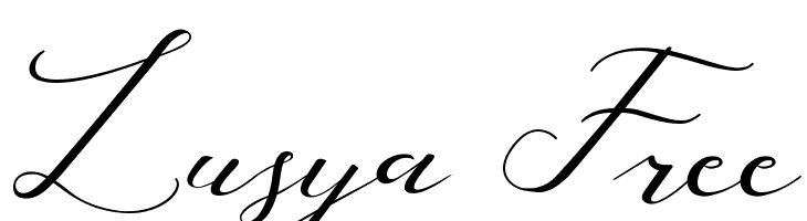 Lusya Free  नि: शुल्क फ़ॉन्ट्स डाउनलोड