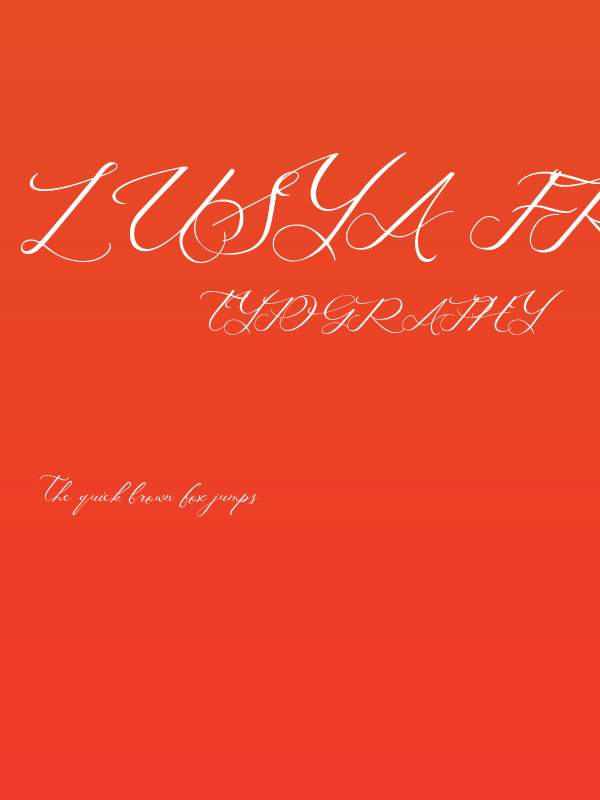 Lusya Free Poster