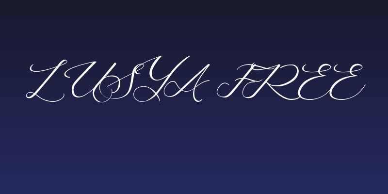 Lusya Free Social Header